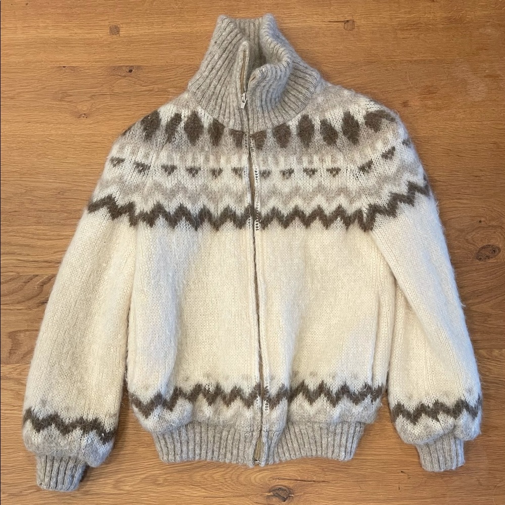 Vintage 1980s Hilda Ltd Sweater Jacket